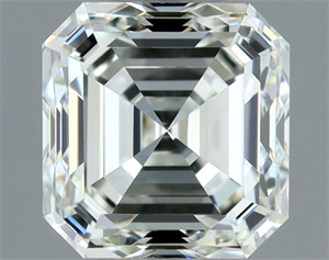 Picture of Natural Diamond 1.02 Carats, Asscher with  Cut, I Color, VVS2 Clarity and Certified by IGI