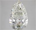 Diamante Natural 4.03 quilates, De pera , Color I, claridad IF y certificado GIA