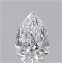 Diamante Natural 0.50 quilates, De pera , Color D, claridad VS2 y certificado GIA