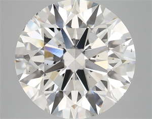 Picture of Lab Grown Diamond 7.02 Carats, Round with Ideal Cut, G Color, SI1 Clarity and Certified by IGI