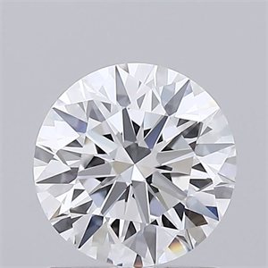 Picture of Lab Grown Diamond 1.06 Carats, Round with Ideal Cut, D Color, VVS2 Clarity and Certified by IGI