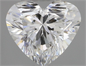 Natural Diamond 0.35 Carats, Heart with  Cut, F Color, VS2 Clarity and Certified by GIA