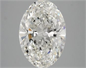 Natural Diamond 3.01 Carats, Oval with  Cut, I Color, SI2 Clarity and Certified by GIA