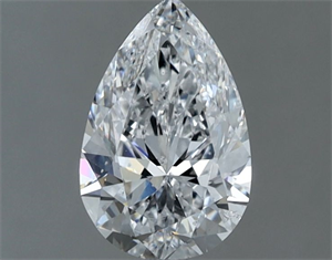 Foto Diamante Natural 0.90 quilates, De pera , Color D, claridad SI2 y certificado GIA de
