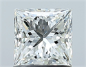 Natural Diamond 1.02 Carats, Princess with  Cut, I Color, VS2 Clarity and Certified by GIA
