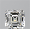Natural Diamond 0.70 Carats, Asscher with  Cut, H Color, VVS1 Clarity and Certified by GIA