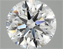 Del inventario de diamantes de laboratorio, 2.09 quilates, Redondo , Color F, claridad VVS2 y certificado IGI