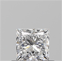 Diamante Natural 0.51 quilates, Princesa , Color D, claridad VVS2 y certificado GIA