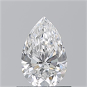 Natural Diamond 0.71 Carats, Pear with  Cut, E Color, VS2 Clarity and Certified by GIA