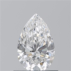 Picture of Natural Diamond 0.71 Carats, Pear with  Cut, E Color, VS2 Clarity and Certified by GIA