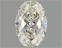 Natural Diamond 1.01 Carats, Oval with  Cut, J Color, SI1 Clarity and Certified by GIA