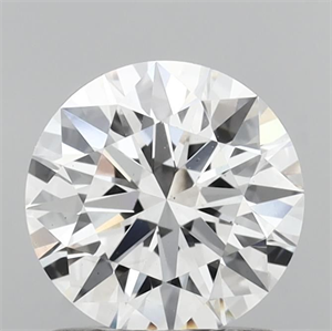 Picture of Lab Grown Diamond 1.10 Carats, Round with Ideal Cut, D Color, VS2 Clarity and Certified by IGI