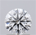 Lab Grown Diamond 1.01 Carats, Round with Ideal Cut, D Color, VVS1 Clarity and Certified by IGI