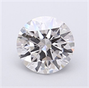 Lab Grown Diamond 1.30 Carats, Round with Ideal Cut, E Color, VS1 Clarity and Certified by IGI