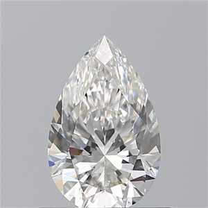 Picture of Natural Diamond 0.73 Carats, Pear with  Cut, G Color, VS1 Clarity and Certified by GIA