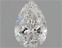 Natural Diamond 0.83 Carats, Pear with  Cut, E Color, SI2 Clarity and Certified by GIA