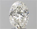 Natural Diamond 2.51 Carats, Oval with  Cut, I Color, VS2 Clarity and Certified by GIA