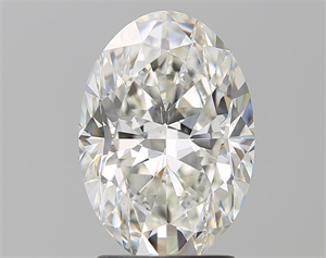 Picture of Natural Diamond 2.51 Carats, Oval with  Cut, I Color, VS2 Clarity and Certified by GIA