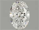 Natural Diamond 1.01 Carats, Oval with  Cut, D Color, VS1 Clarity and Certified by GIA