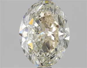 Picture of Natural Diamond 1.50 Carats, Oval with  Cut, L Color, SI2 Clarity and Certified by GIA