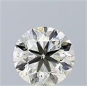 Natural Diamond 1.50 Carats, Round with Very Good Cut, L Color, SI2 Clarity and Certified by GIA