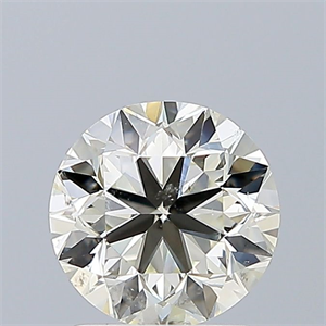 Picture of Natural Diamond 1.50 Carats, Round with Very Good Cut, L Color, SI2 Clarity and Certified by GIA