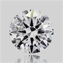 Natural Diamond 1.02 Carats, Round with Very Good Cut, D Color, SI2 Clarity and Certified by HRD