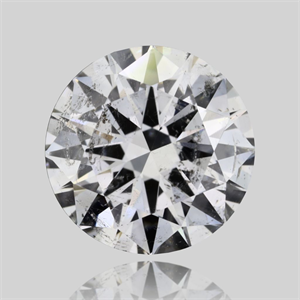 Picture of Natural Diamond 1.02 Carats, Round with Very Good Cut, D Color, SI2 Clarity and Certified by HRD