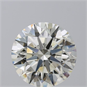 Natural Diamond 4.51 Carats, Round with Excellent Cut, L Color, SI1 Clarity and Certified by GIA