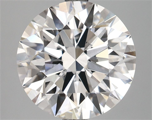 Picture of Lab Grown Diamond 4.30 Carats, Round with Ideal Cut, E Color, VS2 Clarity and Certified by IGI