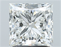 Diamante Natural 2.02 quilates, Princesa , Color H, claridad SI1 y certificado GIA