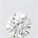 Lab Grown Diamond 1.10 Carats, Round with Ideal Cut, E Color, VVS2 Clarity and Certified by IGI