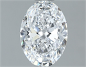 Natural Diamond 1.20 Carats, Oval with  Cut, D Color, SI1 Clarity and Certified by GIA