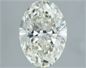 Natural Diamond 2.91 Carats, Oval with  Cut, I Color, VS1 Clarity and Certified by IGI