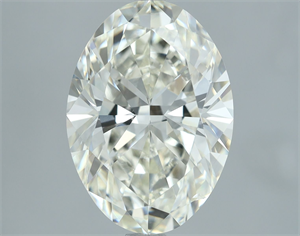 Picture of Natural Diamond 2.91 Carats, Oval with  Cut, I Color, VS1 Clarity and Certified by IGI