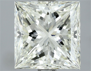 Foto Diamante Natural 2.96 quilates, Princesa , Color J, claridad VVS2 y certificado IGI de
