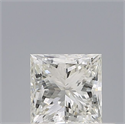 Natural Diamond 0.50 Carats, Princess with  Cut, H Color, VVS2 Clarity and Certified by IGI