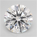 Lab Grown Diamond 3.58 Carats, Round with Ideal Cut, D Color, IF Clarity and Certified by IGI