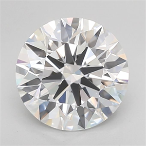 Picture of Lab Grown Diamond 3.58 Carats, Round with Ideal Cut, D Color, IF Clarity and Certified by IGI