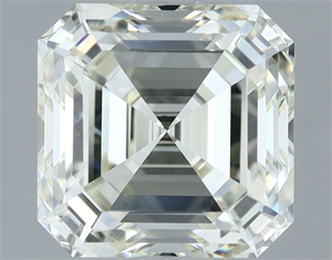 Picture of Natural Diamond 1.51 Carats, Asscher with  Cut, K Color, VVS1 Clarity and Certified by IGI