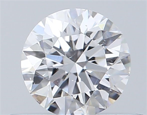 Picture of Natural Diamond 0.40 Carats, Round with Excellent Cut, D Color, SI1 Clarity and Certified by GIA