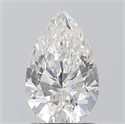 Natural Diamond 1.20 Carats, Pear with  Cut, F Color, SI1 Clarity and Certified by GIA
