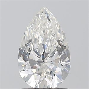 Picture of Natural Diamond 1.20 Carats, Pear with  Cut, F Color, SI1 Clarity and Certified by GIA