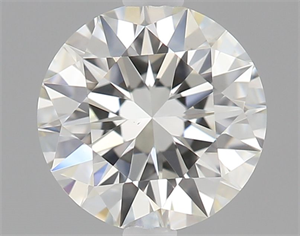 Picture of Natural Diamond 0.53 Carats, Round with Excellent Cut, F Color, VS1 Clarity and Certified by IGI
