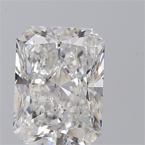 Picture of Natural Diamond 1.21 Carats, Radiant with  Cut, E Color, SI2 Clarity and Certified by GIA