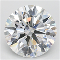 Lab Grown Diamond 3.72 Carats, Round with Ideal Cut, D Color, IF Clarity and Certified by IGI