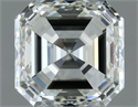 Natural Diamond 1.00 Carats, Asscher with  Cut, J Color, VVS2 Clarity and Certified by IGI