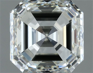 Picture of Natural Diamond 1.00 Carats, Asscher with  Cut, J Color, VVS2 Clarity and Certified by IGI