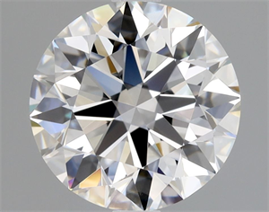 Picture of Natural Diamond 2.01 Carats, Round with Excellent Cut, E Color, VS1 Clarity and Certified by GIA
