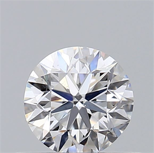 Picture of Natural Diamond 0.45 Carats, Round with Excellent Cut, D Color, VS2 Clarity and Certified by GIA